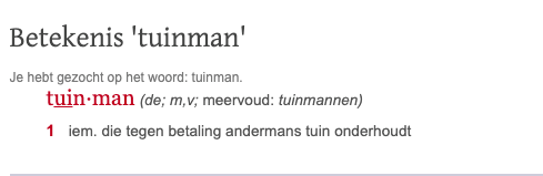 tuinman